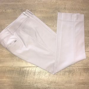WHBM PERFECT FORM PALE LAVENDER SLIM ANKLE PANTS